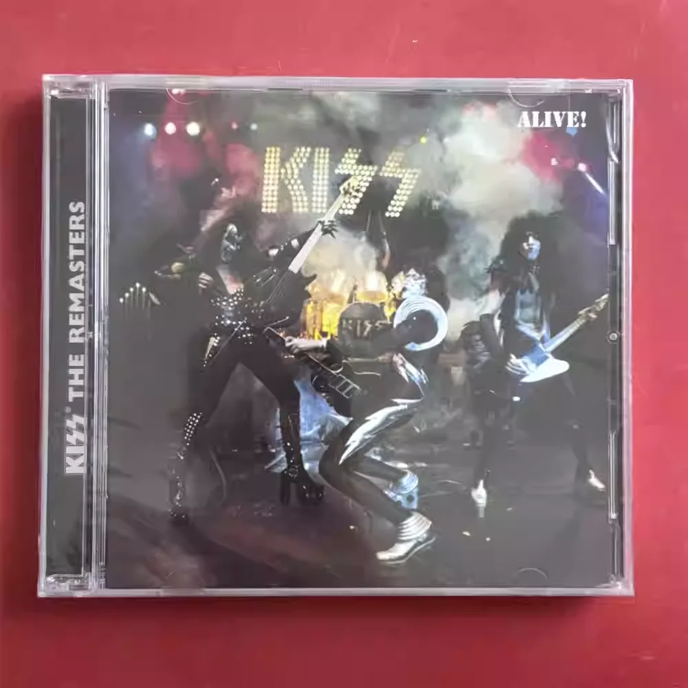 

Классический альбом хард-рок-группы Kiss: музыкальный CD "Alive!" Коллекция музыки на 2 CD-дисках: Саундтреки для косплея, Walkman, автомобиля, подарочные наборы, музыка для вечеринок