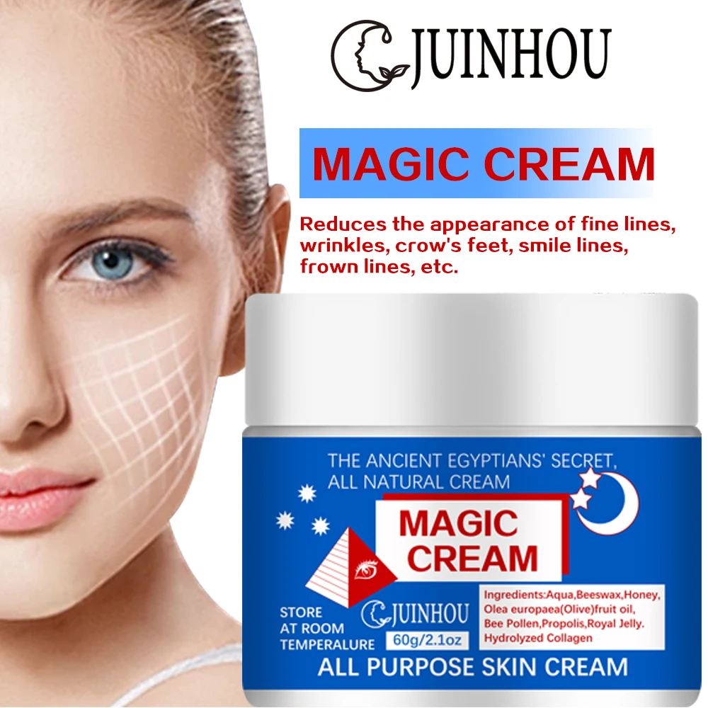 Crema Mágica JUINHOU Hidrata y Humecta, Disminuye/Reduce la Apariencia o los Signos del Envejecimiento, Apta para Todo Tipo de Piel