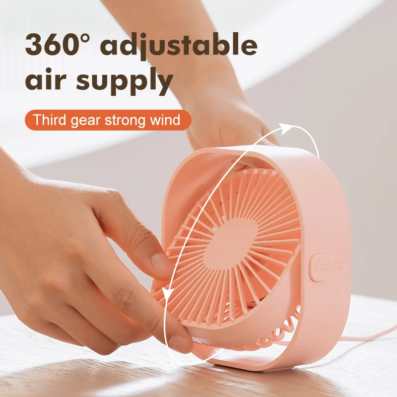 New desktop small fan usb mini small electric fan silent super quiet office desk home student dormitory silent cooling artifact