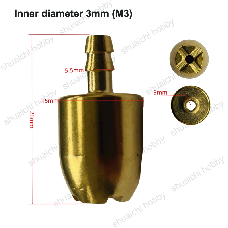 1PCS RC Turbojet Fuel Tank Clunk Filter M3/M4/M7 Hole Metal Counterweight Ensure Normal Engine Operation Stable Flight Essential