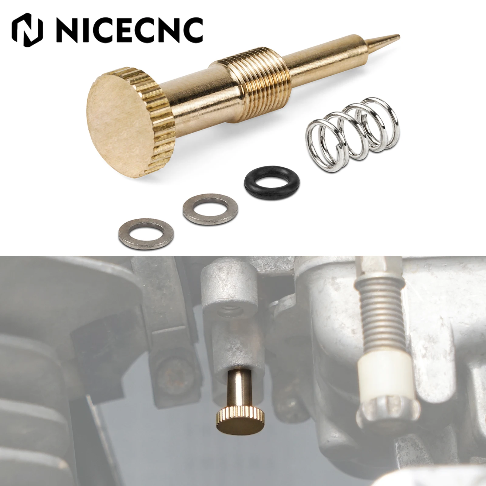 

For Suzuki DR650S DR650SE 1996-2024 Carburetor Pilot Air Fuel Mixture Screw DR650S/SE DR 650 S DR 650 SE DR650 S DR650 SE DR650