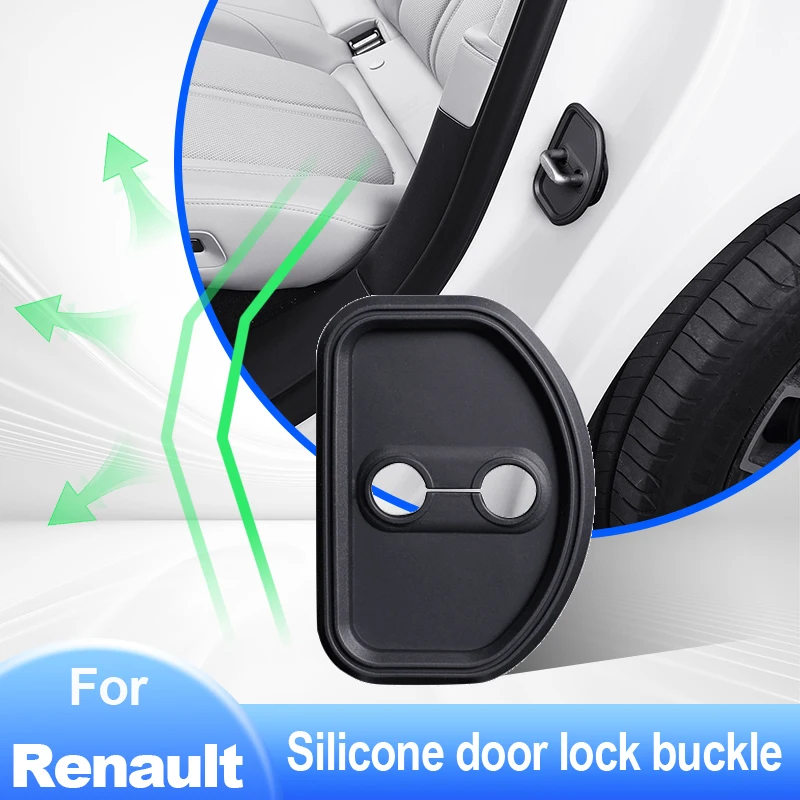 Car Door Lock Decoration Protection Cover Case For Renault Duster ESPACE Latitude Laguna Talisman Scenic Fluence Captur Megane