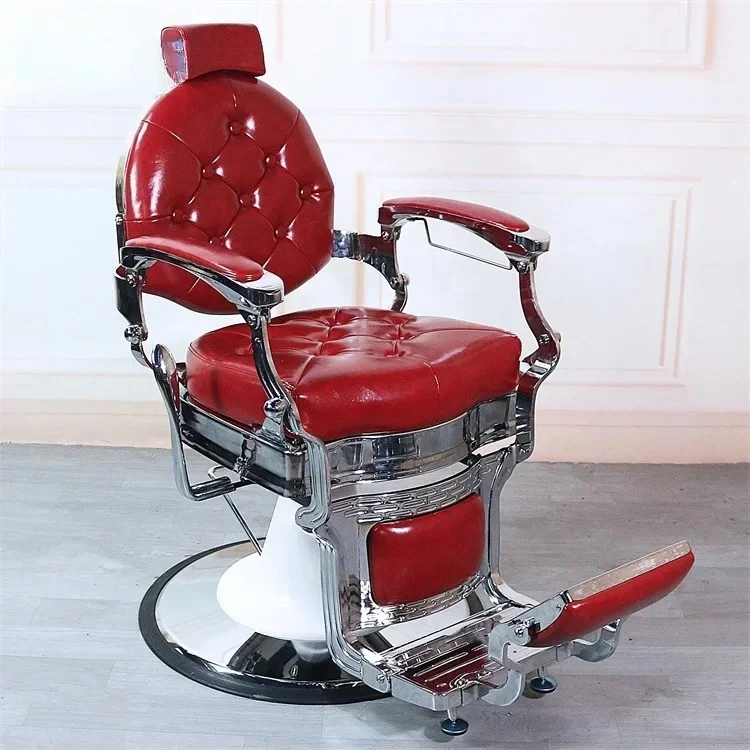 

New Professional Salon Stylist Recliner Hair Cutting Chair Lifting Swivel Barber Shop Stool Anti Fatigue Berber Supplies For Men