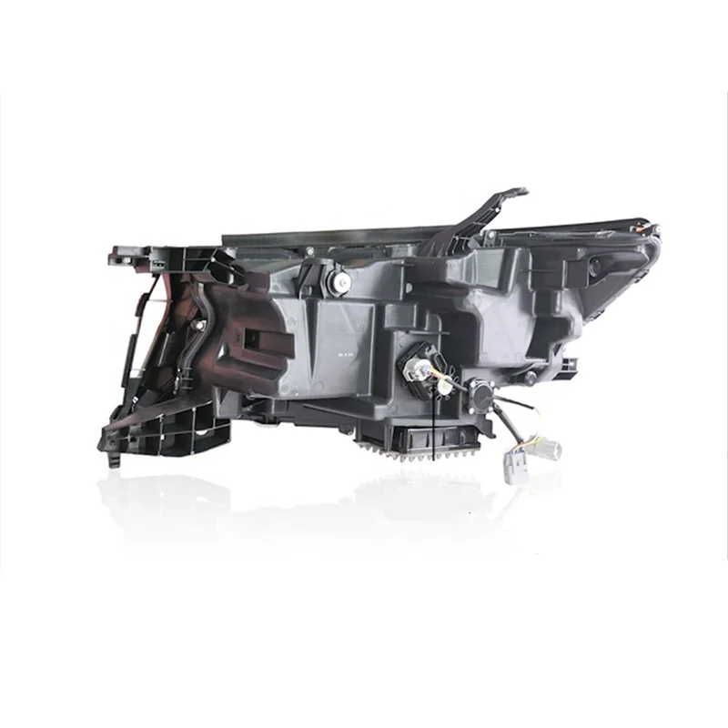 KLT Autozubehör Auto-LED-Scheinwerfer 3 Angel Eyes LED-Linse für PRADO FJ150 2018 mit LED-Tagfahrscheinwerfer
