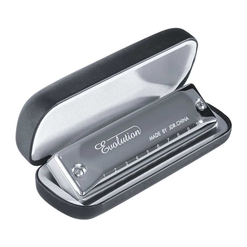 JDR Diatonic Harmonica EVO-1720 Blues Harp, Aluminum Comb, Mouth Organ, Professional Armonica Instrumentos Musicales Instruments