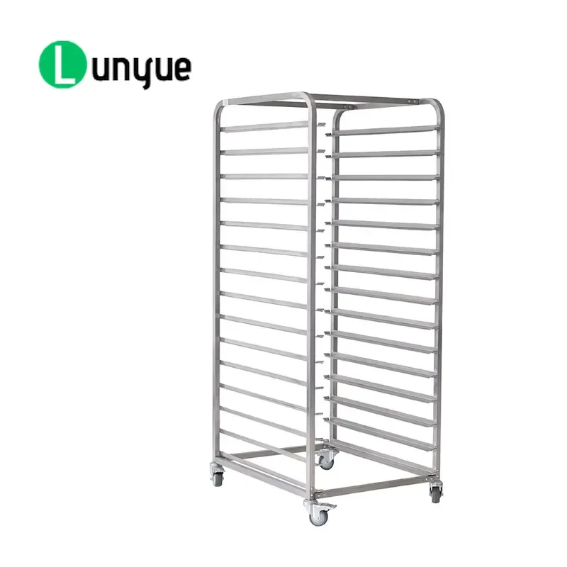 15 Layer Removable Commercial Baking Tray Rack Cart High Temperature Resistant Heavy Duty Kitchen Storage Shelf for Bakery