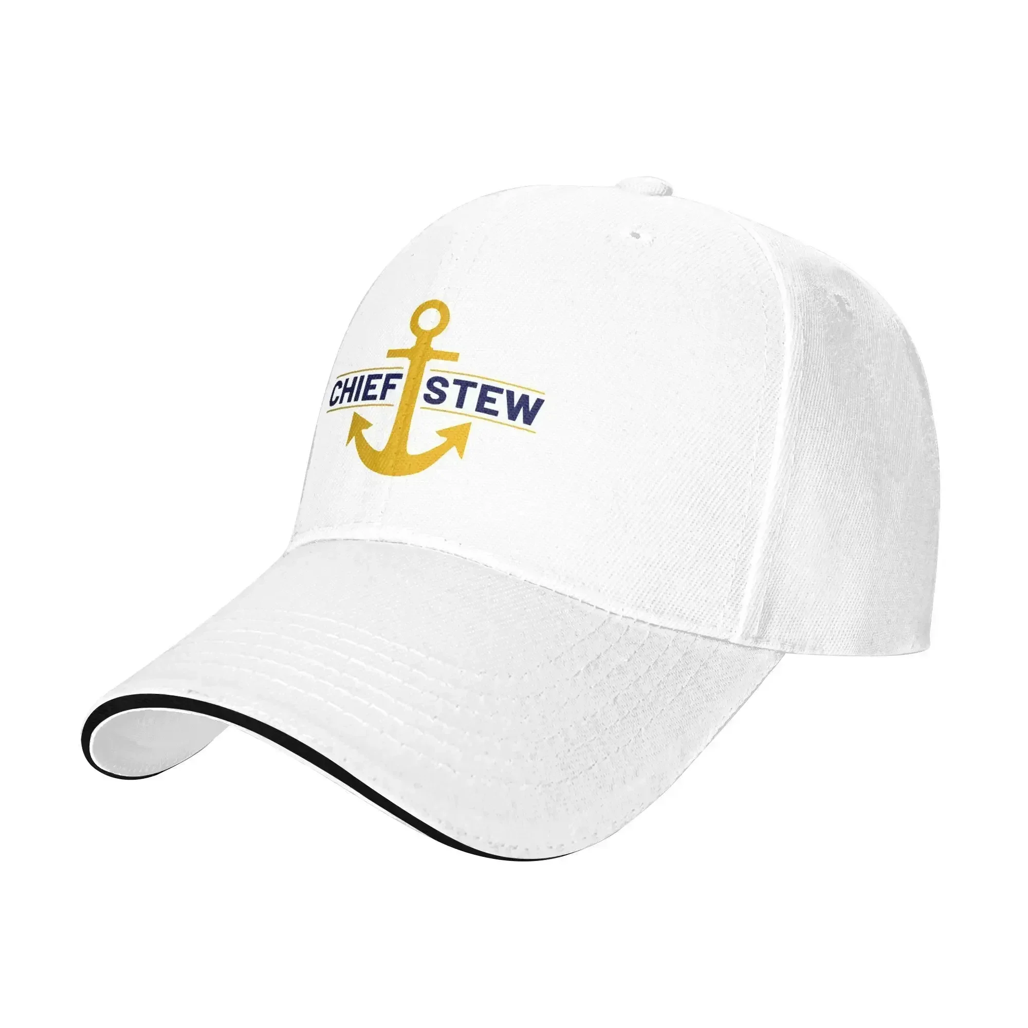 Chief Stew (AKA Chief Stewardess) Yacht Deck Crew Cap Casual Baseball Caps Adjustable Hat Hip Hop Summer Unisex Baseball Hats