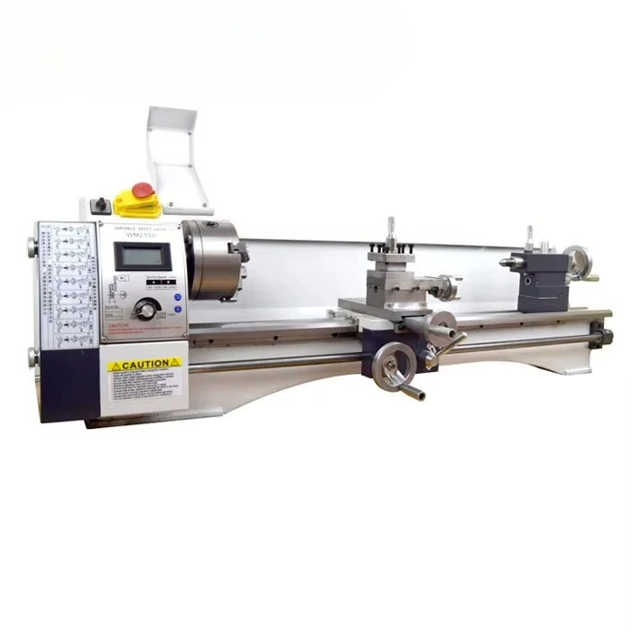 

High-accuracy 800mm 210 Double Chuck Mini Manual Metal Lathe Machine Pool Cue Repairing Lathe With 900w Brushless Motor