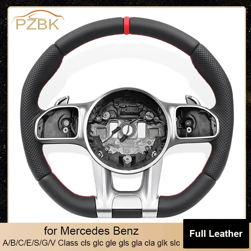 Upgrade Car Steering Wheel for Mercedes Benz AMG AMG A B E S G V CLA GLC GLB GLS GLE C63 E63 W176 W204 W205 W213 W212  W222