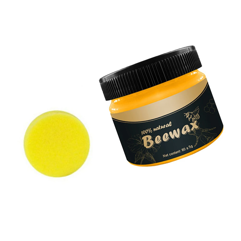 

2 PC Beeswax Furniture Care Wood Maintenance Use Polish Polishing