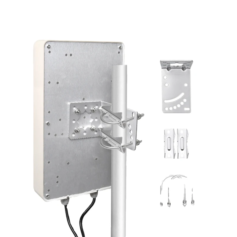 4G LTE Dual Polarization Outdoor Waterproof Directional Flat Panel Signal Enhancement Amplification RF Base Station Antenna