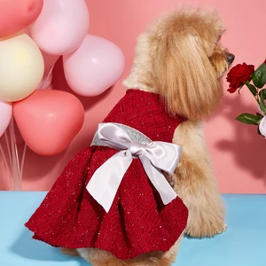 Elegantes Tutu -Kleid für kleine Hunde, Tierkleidung, Premium -Prinzessinkleid mit Bug, Hundefantasie, Haustierkleidung 10 Hauptverkauf Tutu Hund - №4