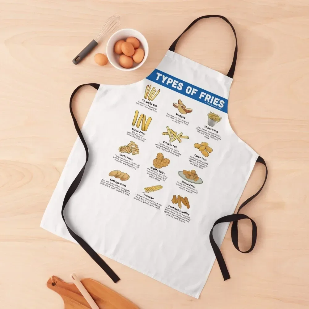 French Fry Potatoes Poster -For Hangry Food lovers Apron bib Kitchen Apron