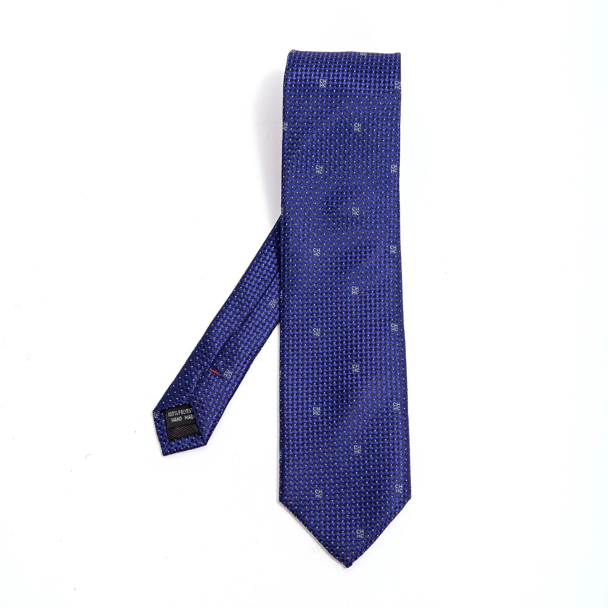 Chch gravatas masculinas cor sólida pescoço listra azul gravata jacquard acessórios uso diário cravat festa de casamento presente para homem