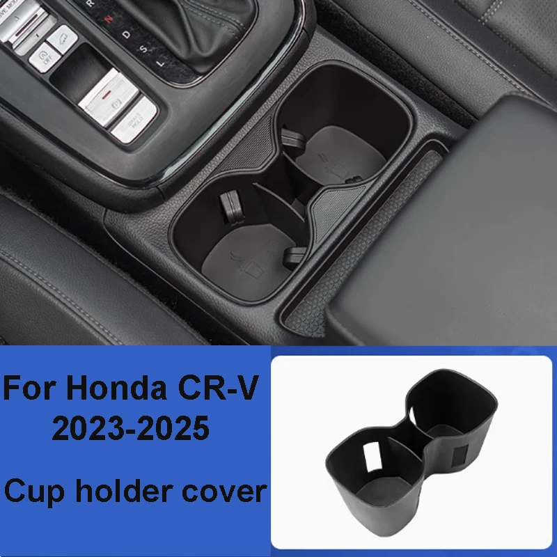 

Cup holder cover For Honda CRV CR-V 2023 Rear Air Outlet Decorative Frame Cup Storage Box Scratch-resistant Protective Accessory