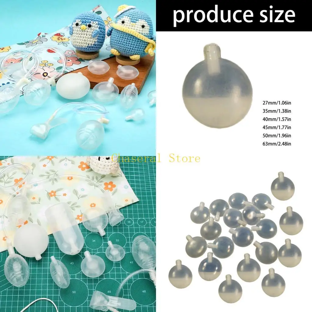 

E7CE 20pcs MultiSize Plush Toy Squeaker Replacement for Stuffed Toy Sound Repairing