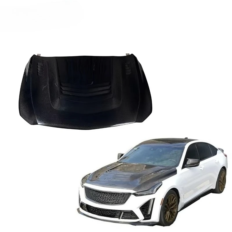 

Карбоновый капот Type-D для Cadillac CT5 (2020+), внешние аксессуары