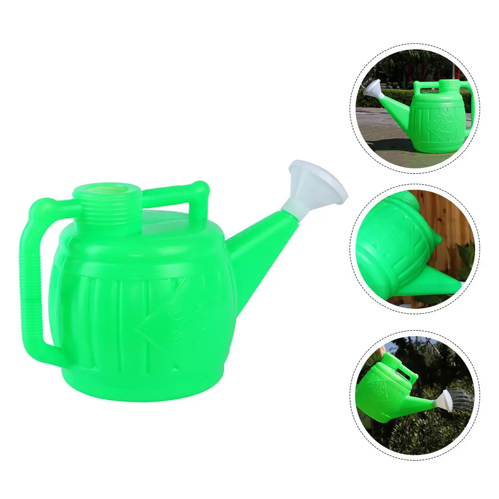 

1Pcs Plastic Watering Can with Long Spout Anti Slip Handle Large Mouth for Home Garden Flower Plant Irrigation
