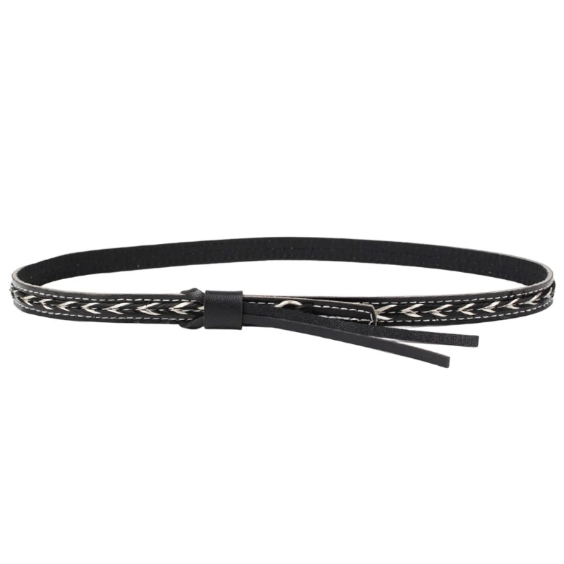 49ME Adjustable Black PU Hat Strap For Outdoor Travel And Music Festival Use