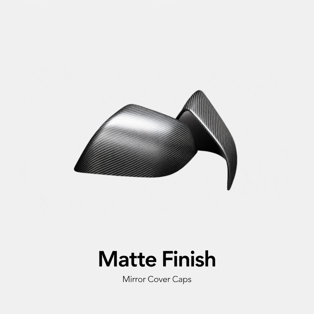 Real Dry Carbon Fiber Side Mirror Cover Caps Compatible with Model 3 2017-2024+ Glossy Matte Exterior Trim Accessories.