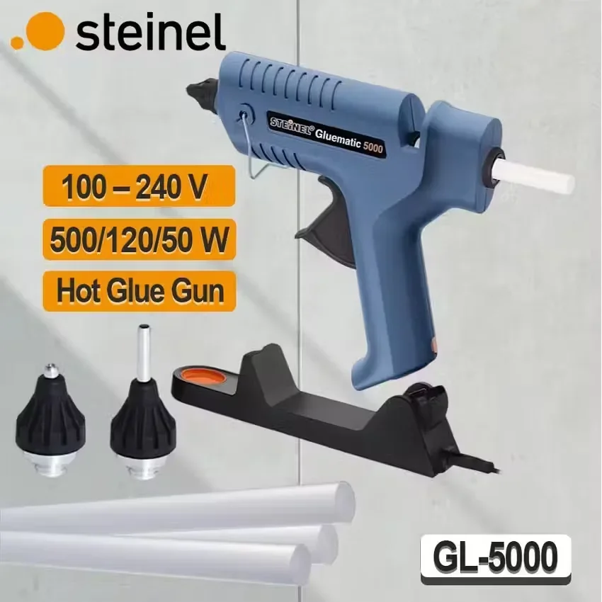 

STEINEL 5 шт. регенеративный беспроводной пистолет для термоплавкого клея 220-240 В с 11 мм для строительства, DIY и поделок GL-5000