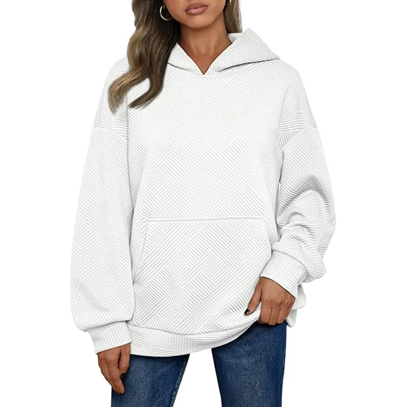 여성용 긴 소매 후드 티셔츠, 가을, 겨울 포켓 풀오버 탑 여성 겉옷 여성용 후드 스트리트웨어 여성