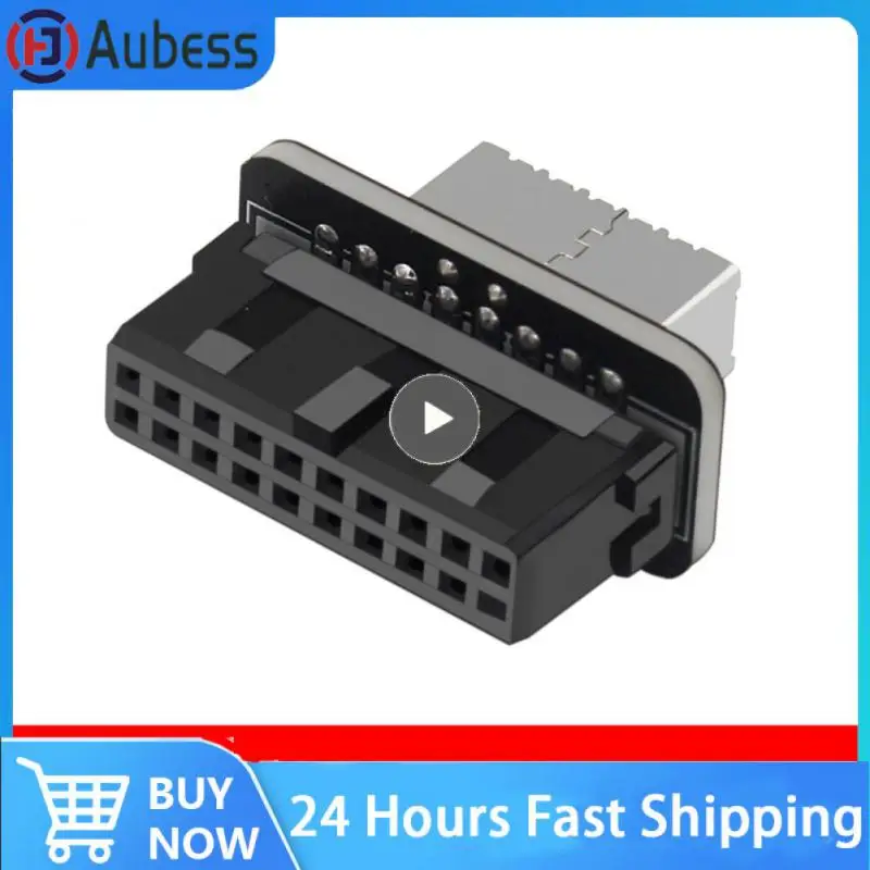 Motherboard Internal USB 3.0 20Pin/19P Header To Type-E A-Key USB 3.1 20 Pin Adapter For Type C Front Panel Chassis Bracket New