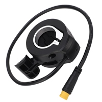 New 130X Thumb Throttle Speed Control Accessories Waterproof Connector for Electric Scooters E‑Bike Right/Left Thumb Throttle