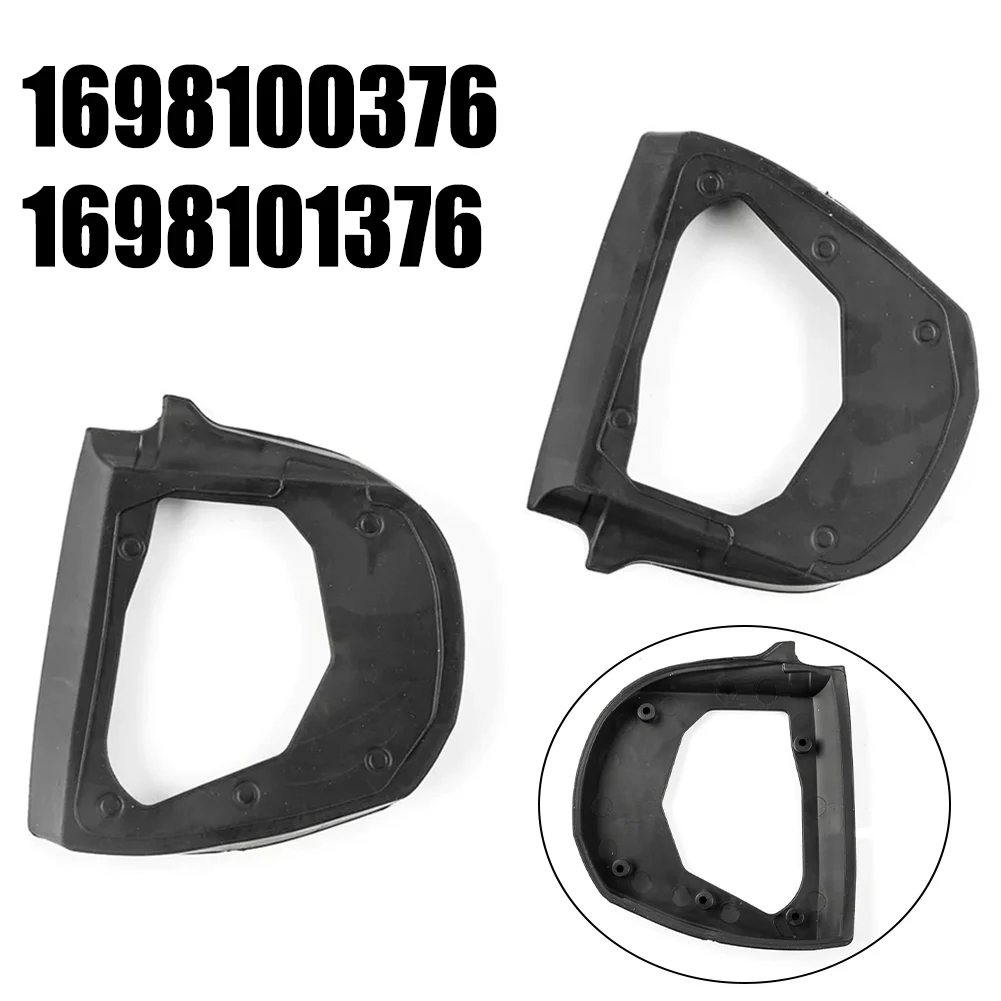 

2pcs Car Rearview Mirror Gasket Left And Right 1698100376 1698101376 For Mercedes For A For B Class W169 W245 Black ABS Accessor