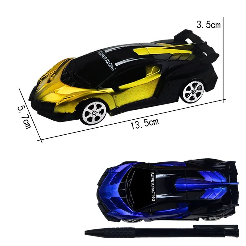1PC Creative Children's PVC Supercar Model Toy Fashion Pull Back Car Children's Entertainment Vehicles Toys Collection Gift Toys