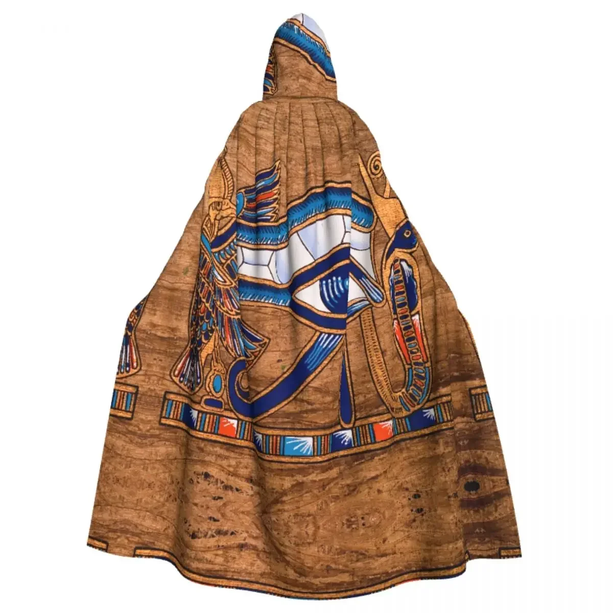 Hooded Unisex with Hood Egyptian Papyrus Horus Eye Vampire Witch Cape Cosplay Costume