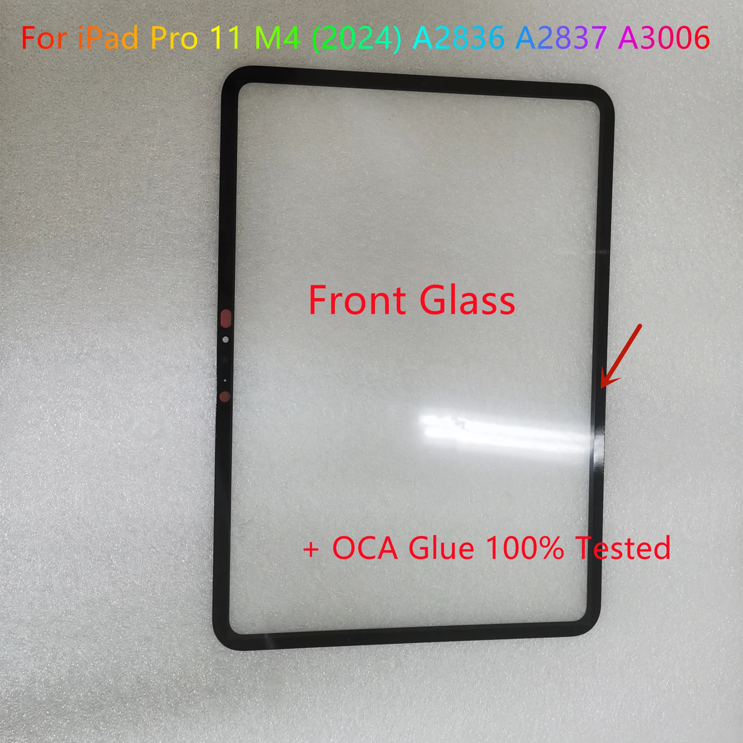 ipad pro M4 11inch A2836/A2837/A3006 画面 11 Inch For IPad pro 11 pro11 M4 (2024) A2836 A2837 A3006 Touch