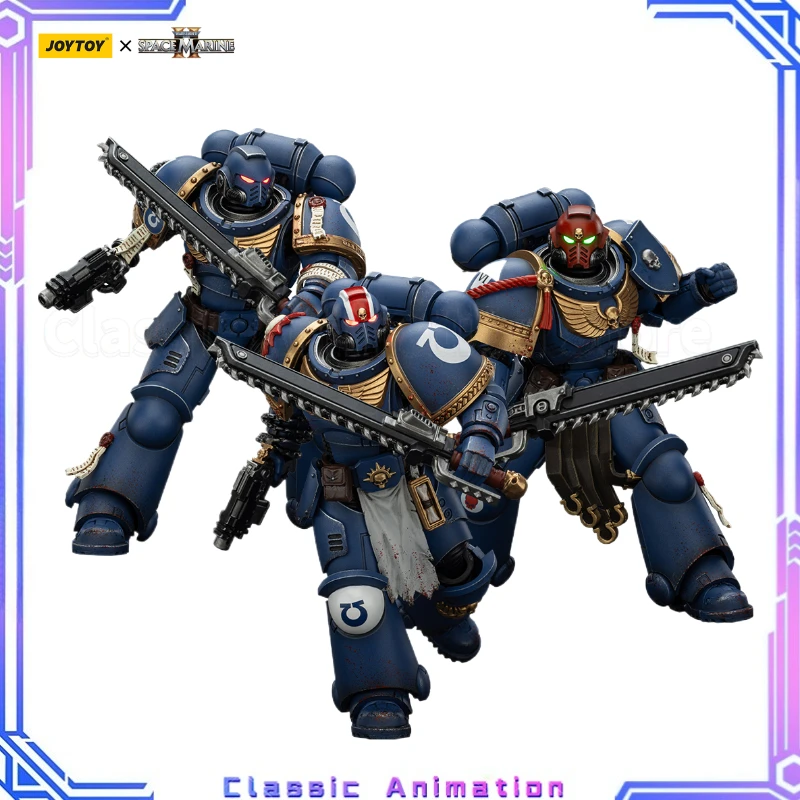【Original】JOYTOY Warhammer 40K Ultramarines Tenente Tito-Sergente Gadriel-Brother Chairon-Coletores