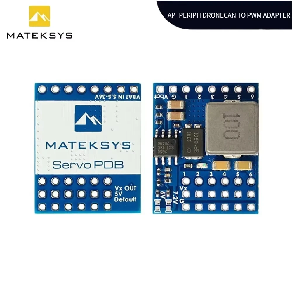 MATEK CAN-L4-PWM AP_PERIPH Adapter Turn PWM Servos to CAN Servos Make DShot Capable ESCs CAN ESCs for ArudPilot Drone