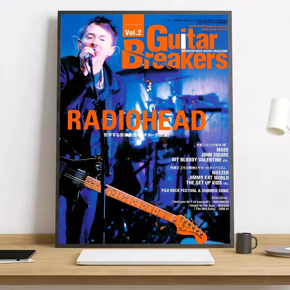 R-Radiohead Band Rainbow Painting Calligraphy HD-Leinwandposter für Wohnzimmer, Schlafzimmer, Bar, ästhetische Dekoration – Detail 18