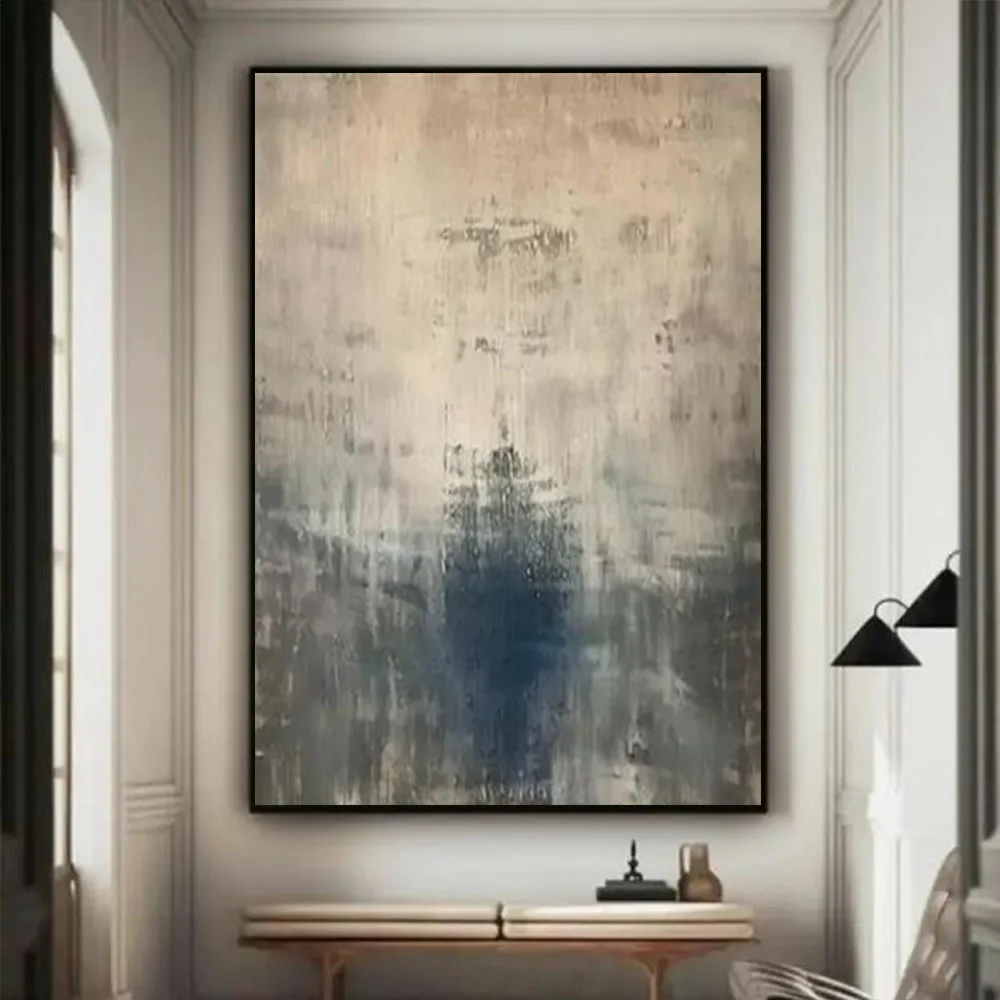 

Fashion Gray Texture Home Decor Wall Art Picture 100% Hand Painted Modern Abstract Oil Painting On Canvas For Living Room Decor