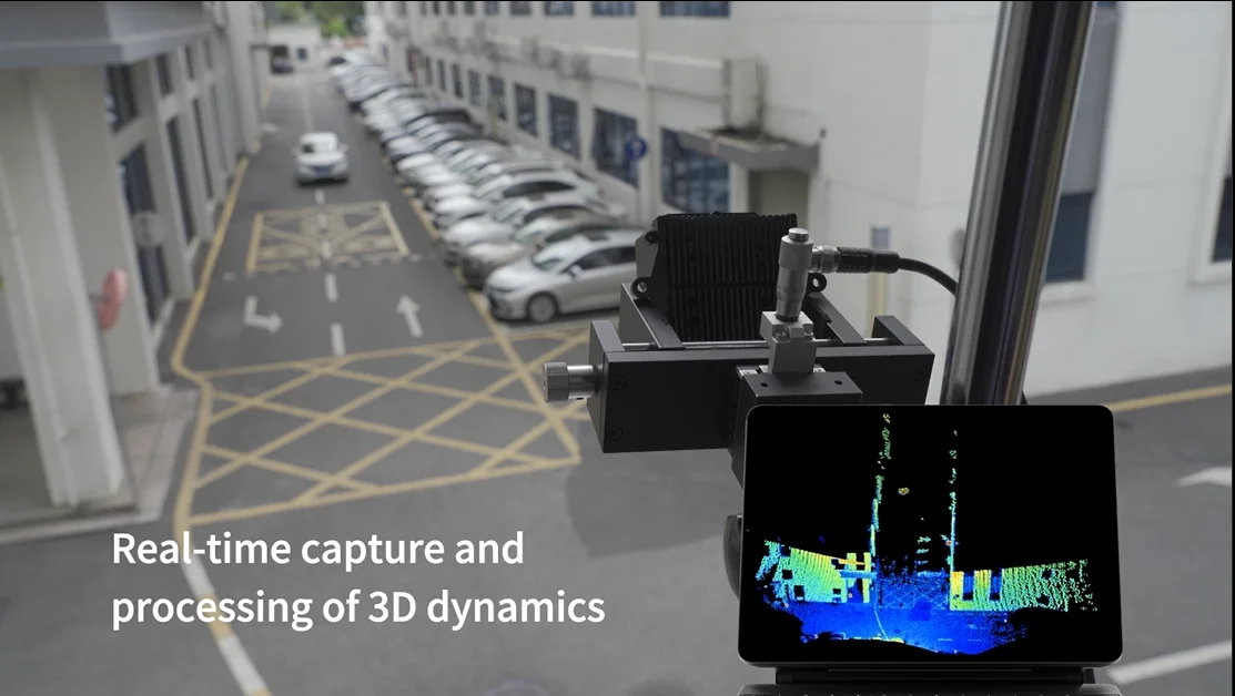 Akusense AS5000 Industrial Automation 3D Lidar Mapping Sensor 50M Entfernung Solid-State Array DTOF Bewegungspositionssensoren AA