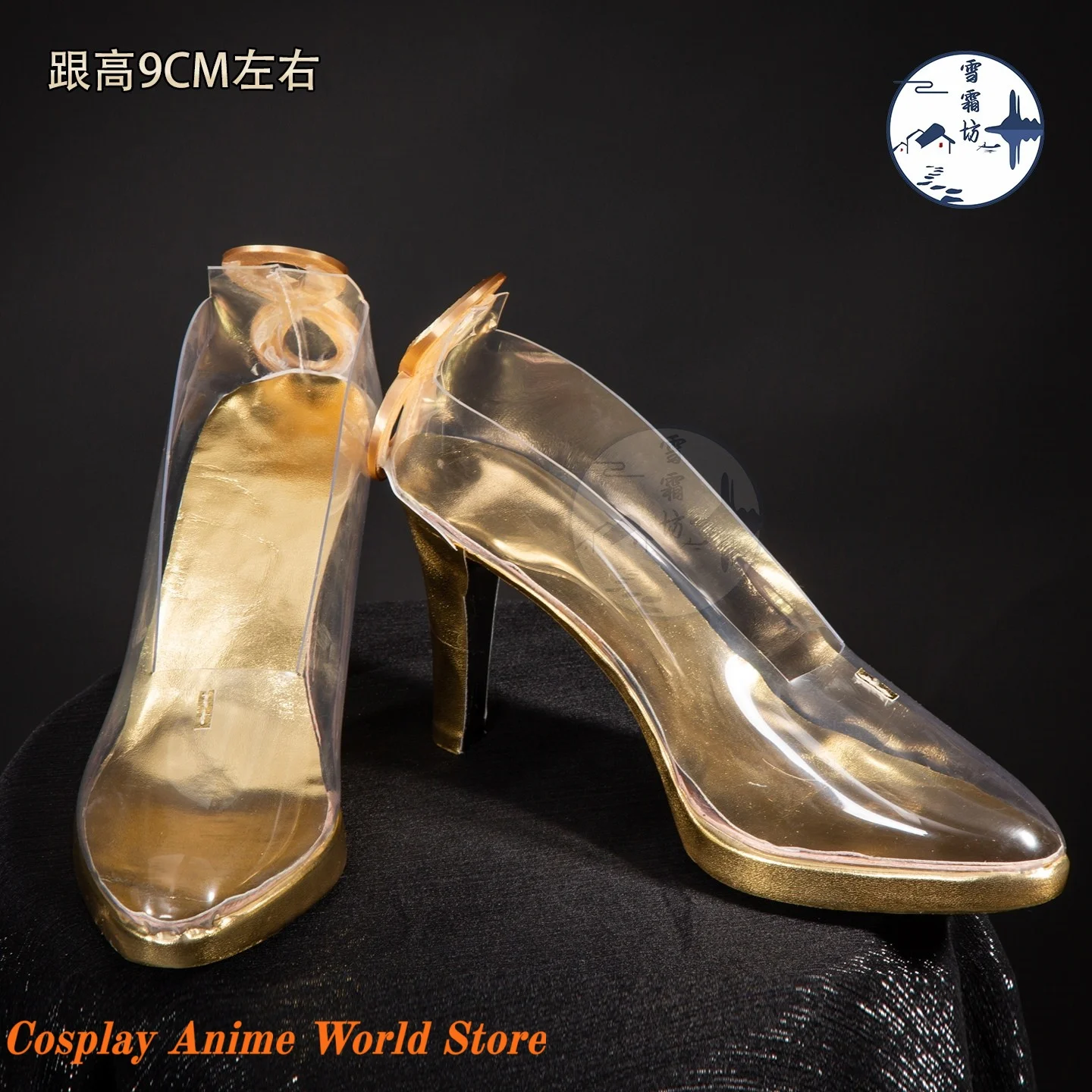 

In stock Wuthering Waves Mornye Cosplay Shoes Prop Kurogame Halloween Party Women Role Play high heels