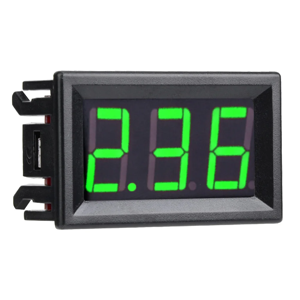 Amp Panel Digital Panel Display Panel 0.56 in Two cable Digital DC Current Display Panel 0-10A Ammeter Amp Panel Meter