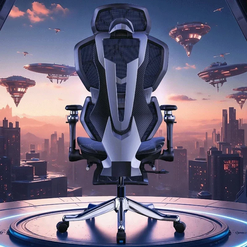 Exquisite Multi-functional Chair High-end e-sports ergonomic chair game party boys breathable adjustable 9D armrest view 4