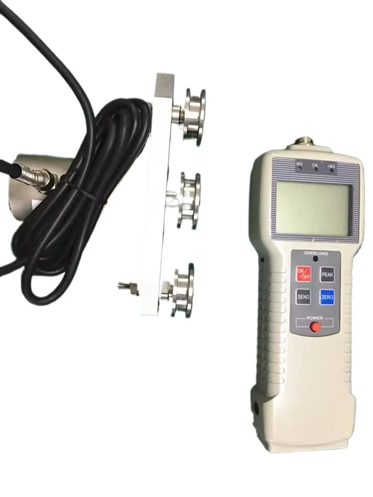 Wire rope tension tester, rope tension tester