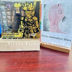 In magazzino Tonsenarttoys Dragon Ball S.H. Figuards SHF Trunks Super Saiyan Anime figure SSJ1 SSJ2 Vegeta accessori personalizzati Hobby