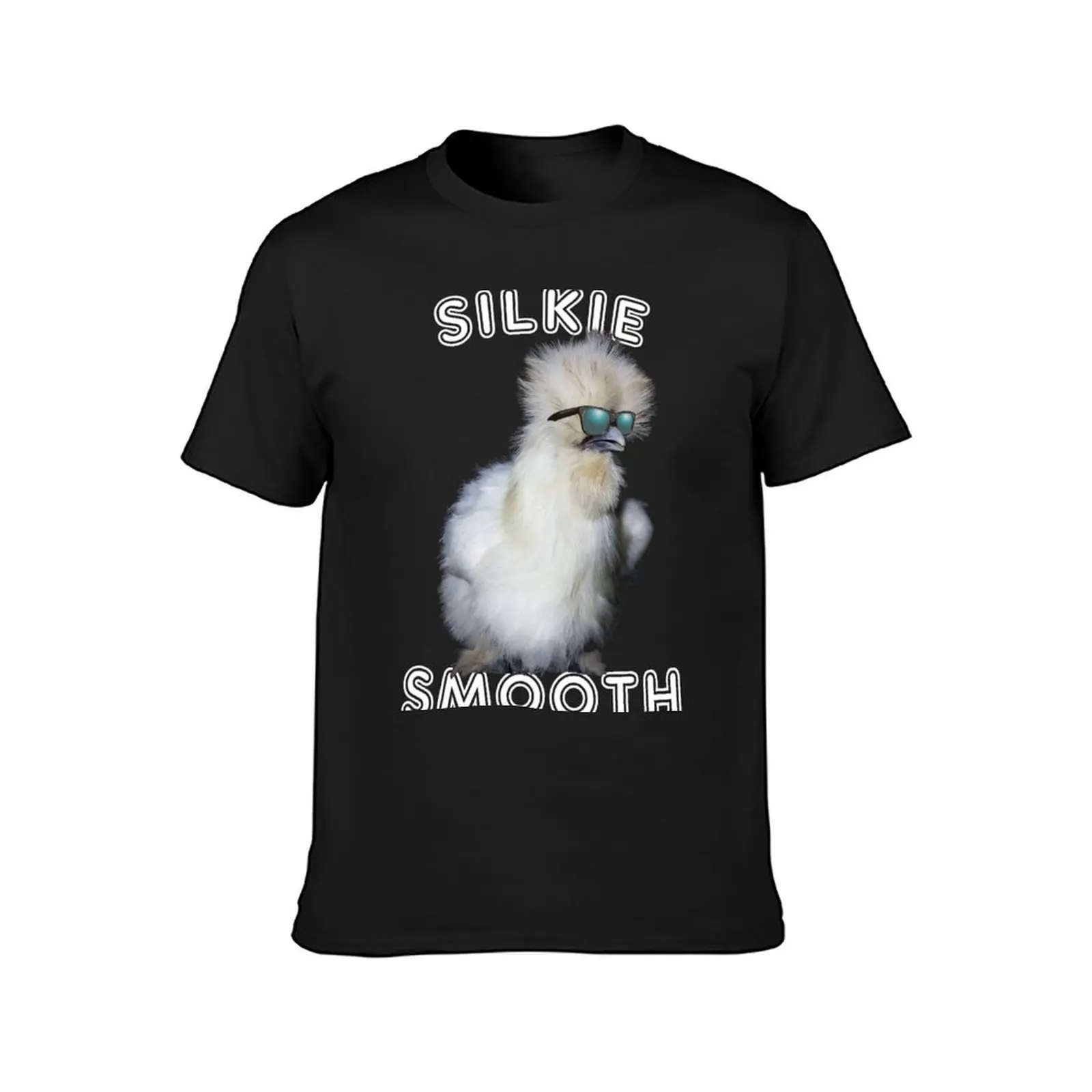 Silkie Chicken Funny Smooth Design T-Shirt plus sizes vintage clothes animal prinfor boys mens graphic t-shirts anime