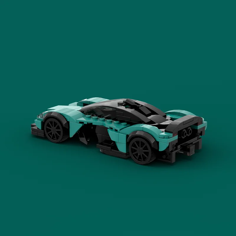 NEW 296PCS City Hot Selling  Racing Modular Aston Martin Valkyrie Model DIY creative ideas Children Toy birthday Gift Blocks