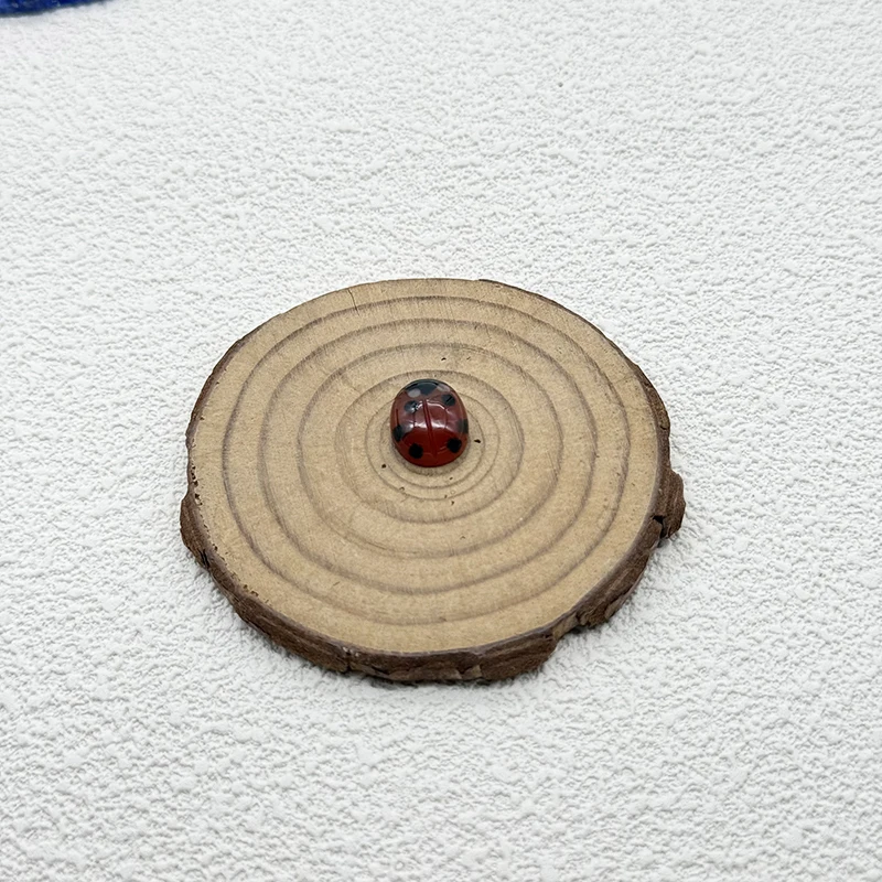 handmade natural stone mini ladybug charm carving (agate&obsidian&Jade) 13 small 11 small 5 mother 1