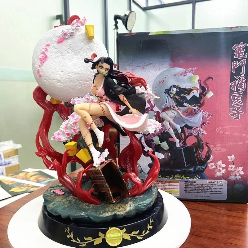 

31 см аниме-фигурка Demon Slayer Kamado Nezuko-для взрослых, модель из ПВХ, Коллекционная фигурка GK для мальчиков, игрушки, подарки