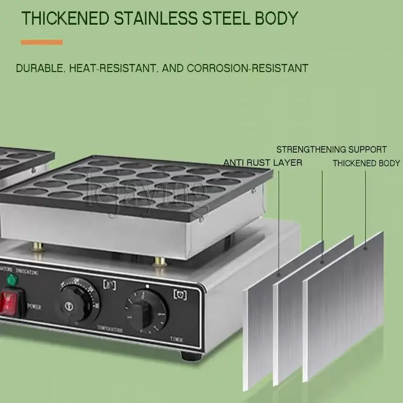 

Мини-аппарат для выпечки маффинов, коммерческая электрическая вафельница из нержавеющей стали с антипригарным покрытием, одноплиточная вафельница, аппарат для приготовления блинов, машина для закусок