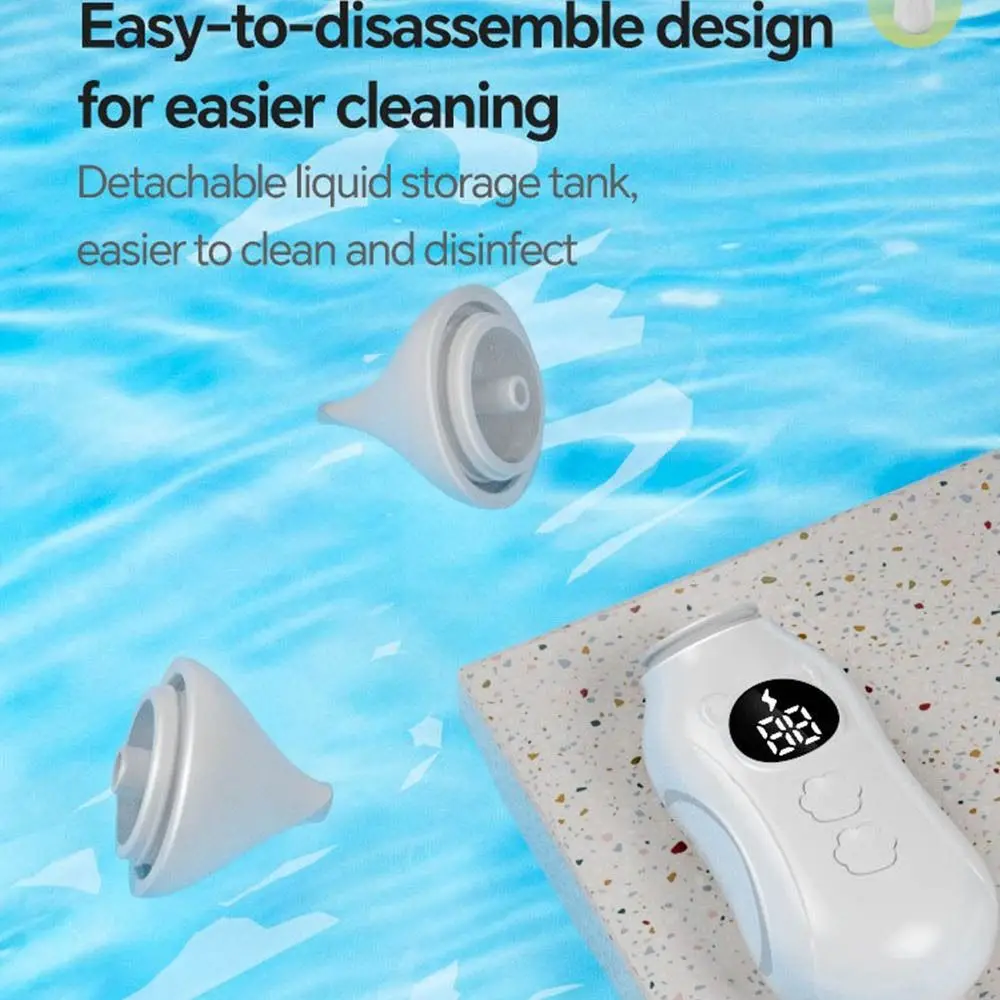 

Rechargeable Baby Electric Nasal Aspirator 2 Silicone Tips Suck Out Newborn Nose Sucker Anti Backflow Prevent Nasal Congestion