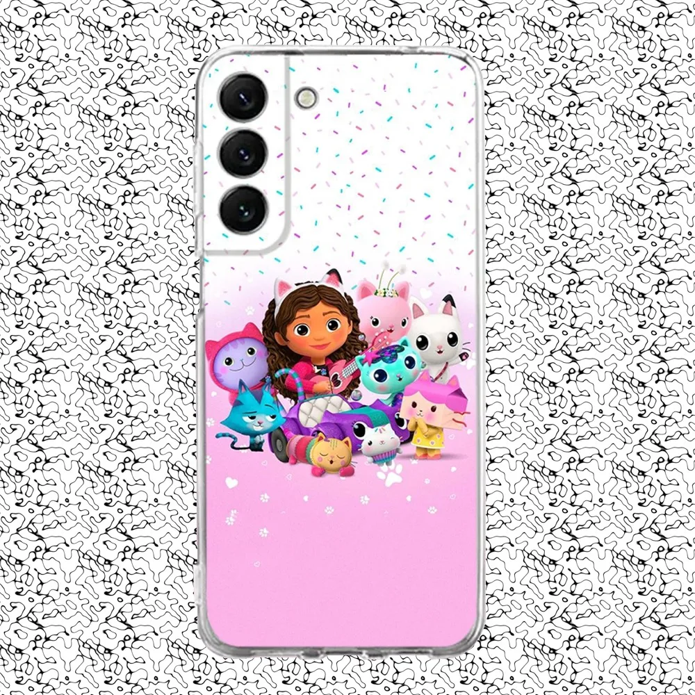 Cute G-Gabbys D-Dollhouse Phone Case Silicone For Samsung S30,S23,21,22,20 Ultra,S20 FE lite,S10,9,PIus Note20ultra Cover Clear