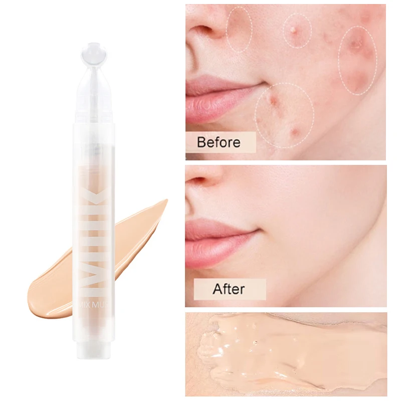 Pressed Concealer Milk Liquid Concealer Moisturizing Brighten Acne Spots Eye Bag Modify Skin Tone Foundation Oil-control Lasting